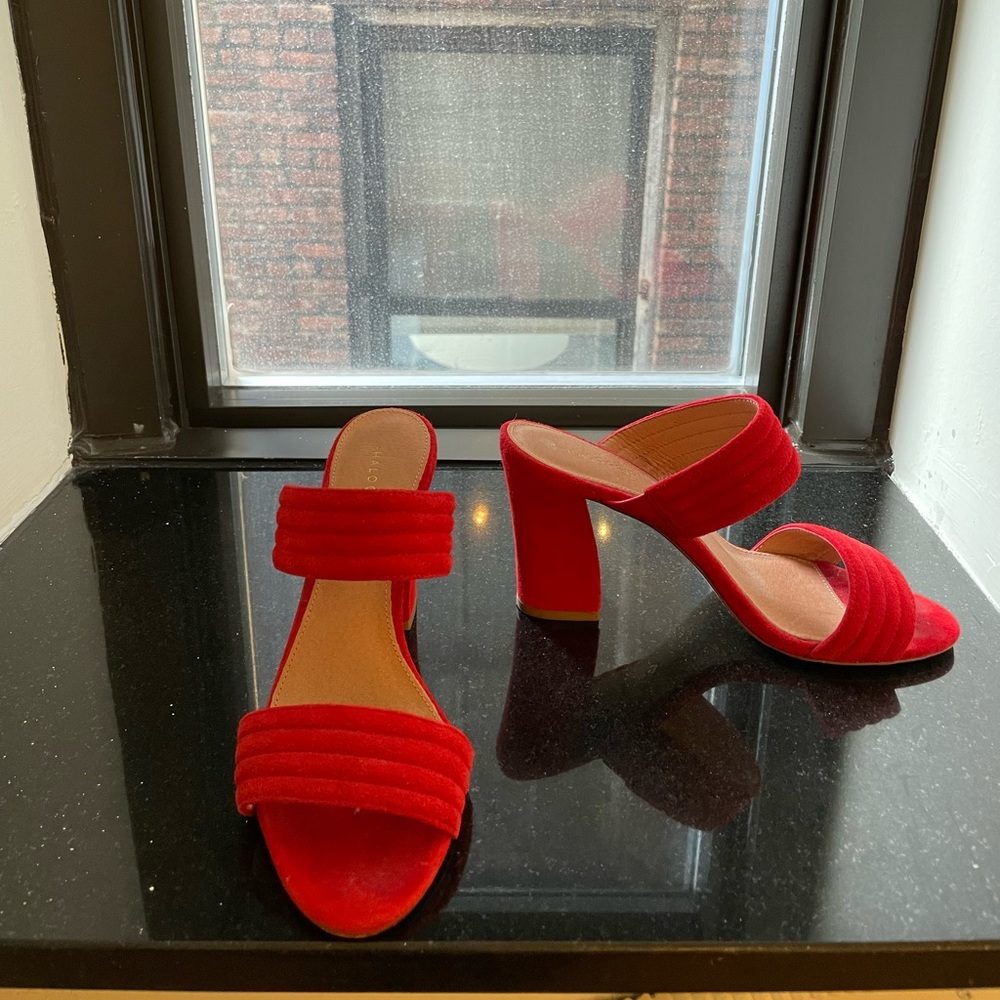 Halogen red heels size 6.5